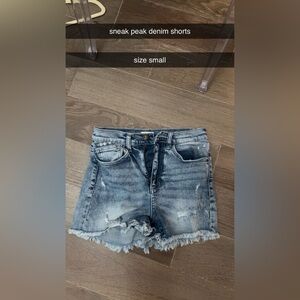Distressed Denim Shorts Sneak Peak